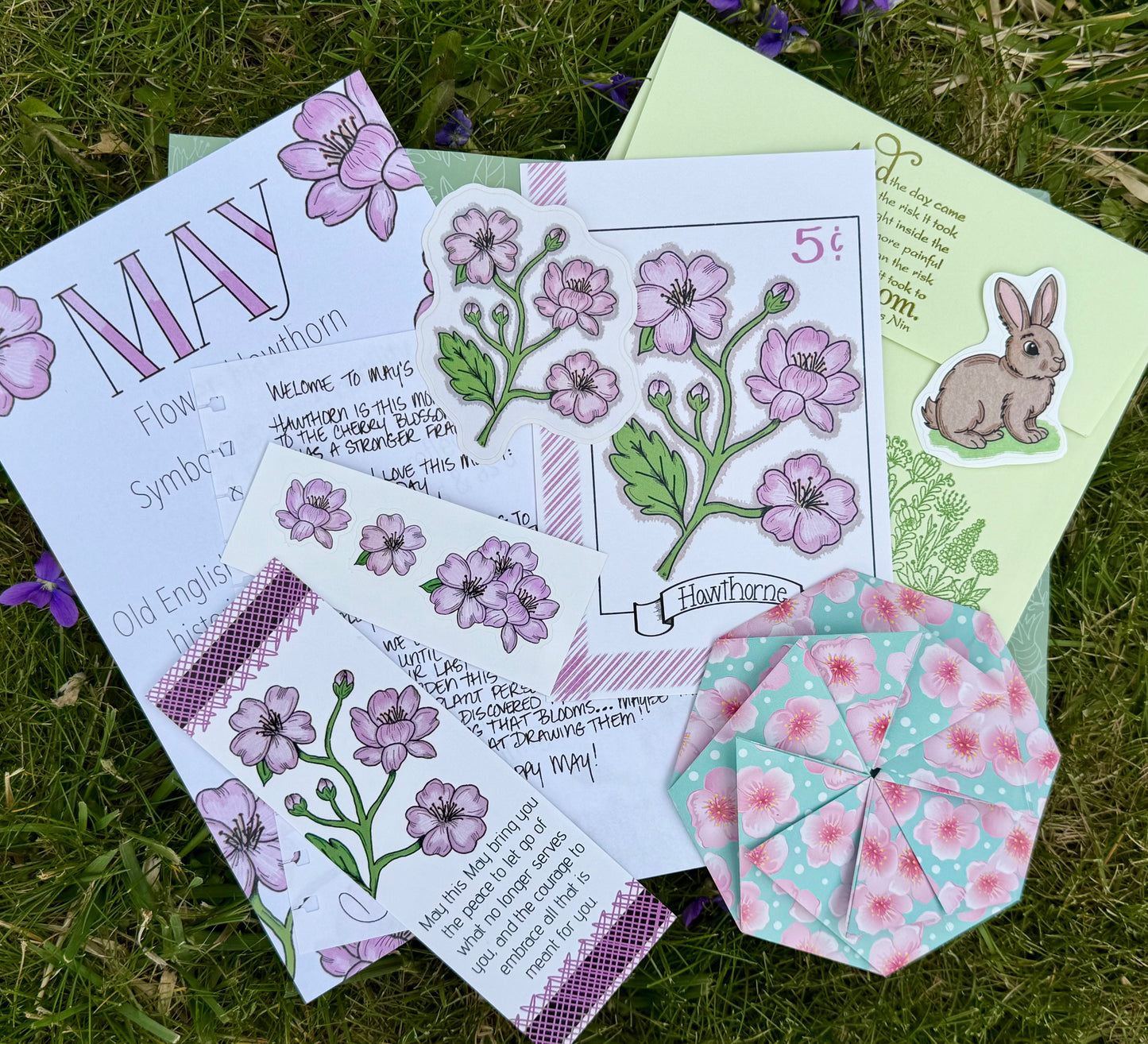 Past May Monthly Floral Mail Club-Hawthorn International