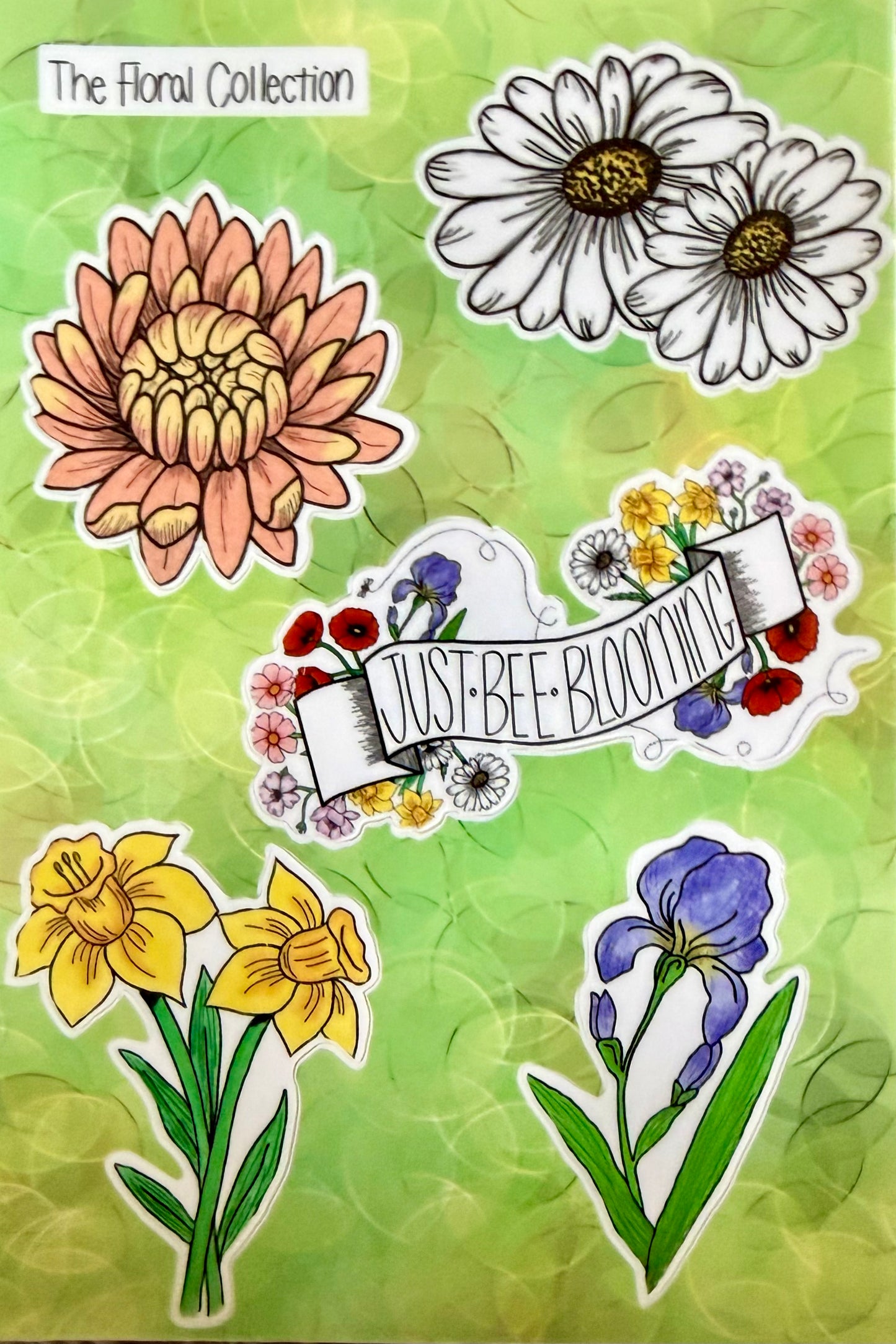 Floral Collection Sticker Sheet -Add on